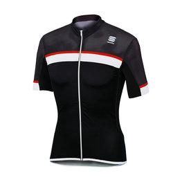 SPORTFUL Kurzarm Fahrradtrikot - PISTA - Rot/Schwarz/Weiß