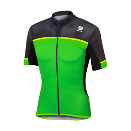SPORTFUL Kurzarm Fahrradtrikot - PISTA - Grau/Grün
