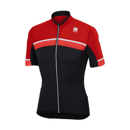 SPORTFUL Kurzarm Fahrradtrikot - PISTA - Rot/Grau