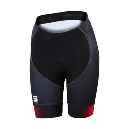 SPORTFUL Fahrradshorts ohne Träger - GRUPPETTO PRO LADY - Rosa/Schwarz