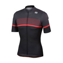 SPORTFUL Kurzarm Fahrradtrikot - FREQUENCE - Schwarz/Rot/Grau