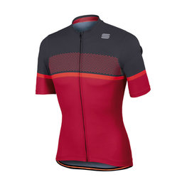 SPORTFUL Kurzarm Fahrradtrikot - FREQUENCE - Rosa/Grau