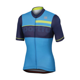SPORTFUL Kurzarm Fahrradtrikot - SQUADRA CORSE - Gelb/Blau/Hellblau