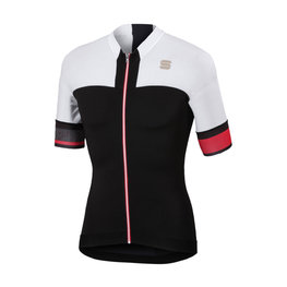 SPORTFUL Kurzarm Fahrradtrikot - STRIKE - Weiß/Schwarz