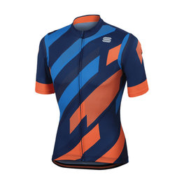 SPORTFUL Kurzarm Fahrradtrikot - VOLT - Orange/Blau