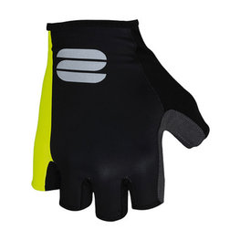 SPORTFUL Fingerlose Fahrradhandschuhe - BODYFIT PRO - Schwarz/Gelb
