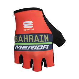 SPORTFUL Fingerlose Fahrradhandschuhe - BAHRAIN MERIDA 2018 - Rot/Schwarz/Blau