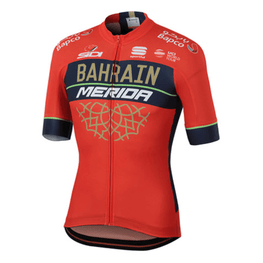 SPORTFUL Kurzarm Fahrradtrikot - BAHRAIN MERIDA 2018 - Blau/Rot
