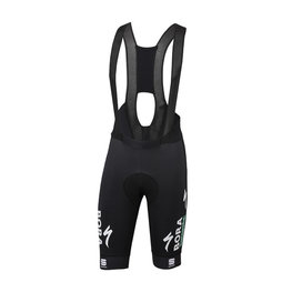 SPORTFUL Kurze Fahrradhose mit Trägern - BORA HANSGROHE 2018 - Schwarz