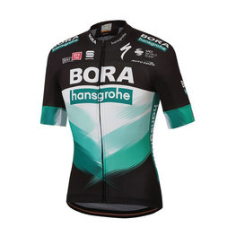 SPORTFUL Kurzarm Fahrradtrikot - BORA HANSGROHE 2020 - Grün/Schwarz