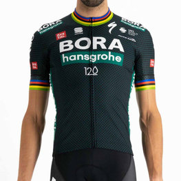 SPORTFUL Kurzarm Fahrradtrikot - BORA HANSGROHE 2021  - Grau/Grün