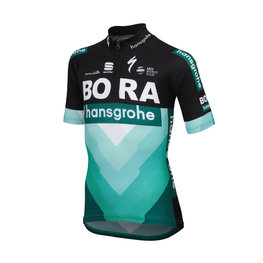 SPORTFUL Kurzarm Fahrradtrikot - BORA 2019 KIDS - Schwarz/Grün