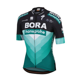 SPORTFUL Kurzarm Fahrradtrikot - BORA HANSGROHE 2019 - Schwarz/Grün