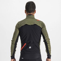 SPORTFUL Winddichte Fahrradjacke - FIANDRE PRO MEDIUM - Grün/Schwarz