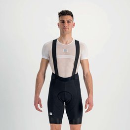 SPORTFUL Kurze Fahrradhose mit Trägern - GTS - Schwarz