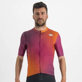 SPORTFUL Kurzarm Fahrradtrikot - ROCKET - Orange/bordeaux