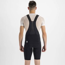 SPORTFUL Kurze Fahrradhose mit Trägern - TOTAL COMFORT - Schwarz
