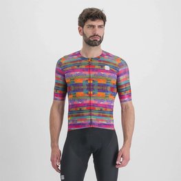 SPORTFUL Kurzarm Fahrradtrikot - GLITCH BOMBER - Grün