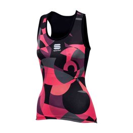 SPORTFUL Ärmelloses Fahrradtrikot - PRIMAVERA LADY - Rosa/Schwarz