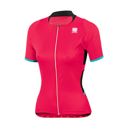 SPORTFUL Kurzarm Fahrradtrikot - LUNA LADY - Schwarz/Rosa