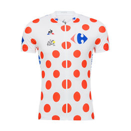 Kurzarm Fahrradtrikot - TOUR DE FRANCE 2018 - Rot/Weiß