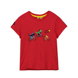 Kurzarm Fahrrad-Shirt - KIDS - Rot