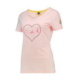TDF Kurzarm Fahrrad-Shirt - COEUR LADY - Rosa