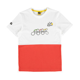 Kurzarm Fahrrad-Shirt - PELETON KIDS 