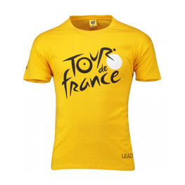 TDF Kurzarm Fahrrad-Shirt - TDF LEADER JAUNE '21 - Gelb
