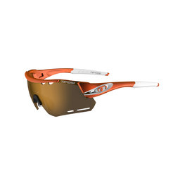 TIFOSI Fahrradsonnenbrille - ALLIANT - Orange/Weiß