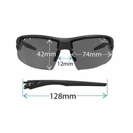 TIFOSI Fahrradsonnenbrille - CRIT - Schwarz