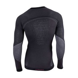 UYN Langarm Fahrrad-Shirt - FUSYON MERINO - Schwarz