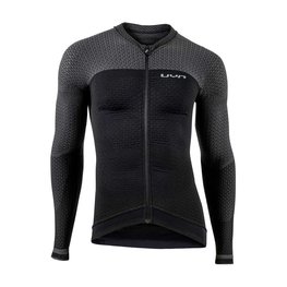 UYN Langarm Fahrradtrikot für den Winter - BIKING ALPHA - Schwarz/Grau
