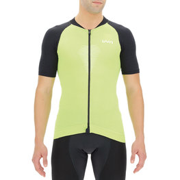 UYN Kurzarm Fahrradtrikot - BIKING GRANFONDO - Schwarz/Grün