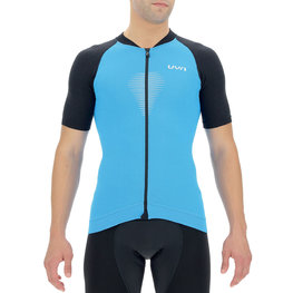 UYN Kurzarm Fahrradtrikot - BIKING GRANFONDO - Blau/Schwarz