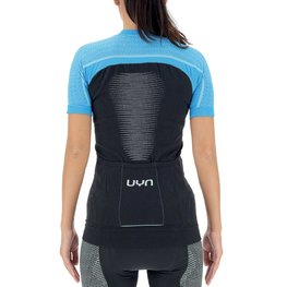 UYN Kurzarm Fahrradtrikot - GRANFONDO LADY - Blau/Schwarz