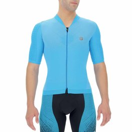 UYN Kurzarm Fahrradtrikot - BIKING AIRWING - Blau