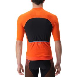 UYN Kurzarm Fahrradtrikot - BIKING AIRWING - Schwarz/Orange
