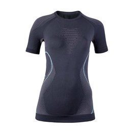 UYN Langarm Fahrrad-Shirt - EVOLUTYON UW LADY - Grau/Türkis