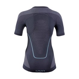 UYN Langarm Fahrrad-Shirt - EVOLUTYON UW LADY - Grau/Türkis