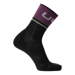 UYN Klassische Fahrradsocken - ONE LIGHT LADY - Lila/Schwarz