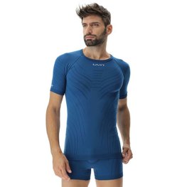 UYN Kurzarm Fahrrad-Shirt - MOTYON - Blau