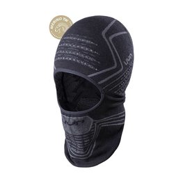 UYN Fahrrad-Sturmhaube - FUSYON MERINO - Schwarz/Grau