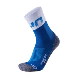 UYN Klassische Fahrradsocken - LIGHT - Blau/Grau/Weiß