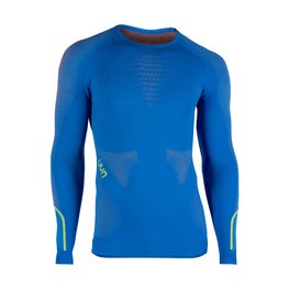 UYN Langarm Fahrrad-Shirt - AMBITYON - Blau/Orange