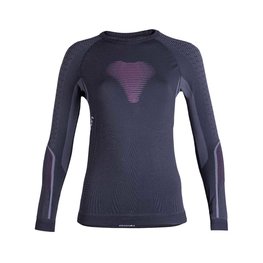 UYN Langarm Fahrrad-Shirt - VISYON LADY - Schwarz/Lila