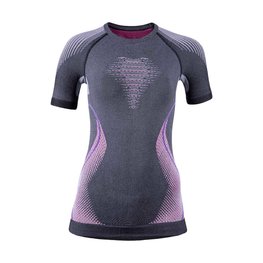 UYN Langarm Fahrrad-Shirt - EVOLUTYON LADY - Rosa/Grau