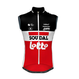 Fahrradweste - LOTTO SOUDAL 2020 - Rot/Schwarz/Weiß