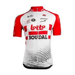 Kurzarm Fahrradtrikot - LOTTO SOUDAL 2019 - Rot/Weiß