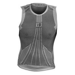 Fahrrad-Muskelshirt - SEAMLESS MESH - Weiß
